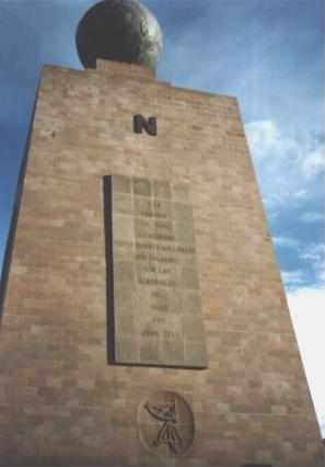 The Northern Side of the Equator Monument